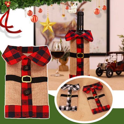 Vianočné ozdoby, kockované opasky, sady fliaš na víno, zajac na fľaše na víno, otvárač na víno, systém na víno, náušníky na šampanské pre mini fľaše.
