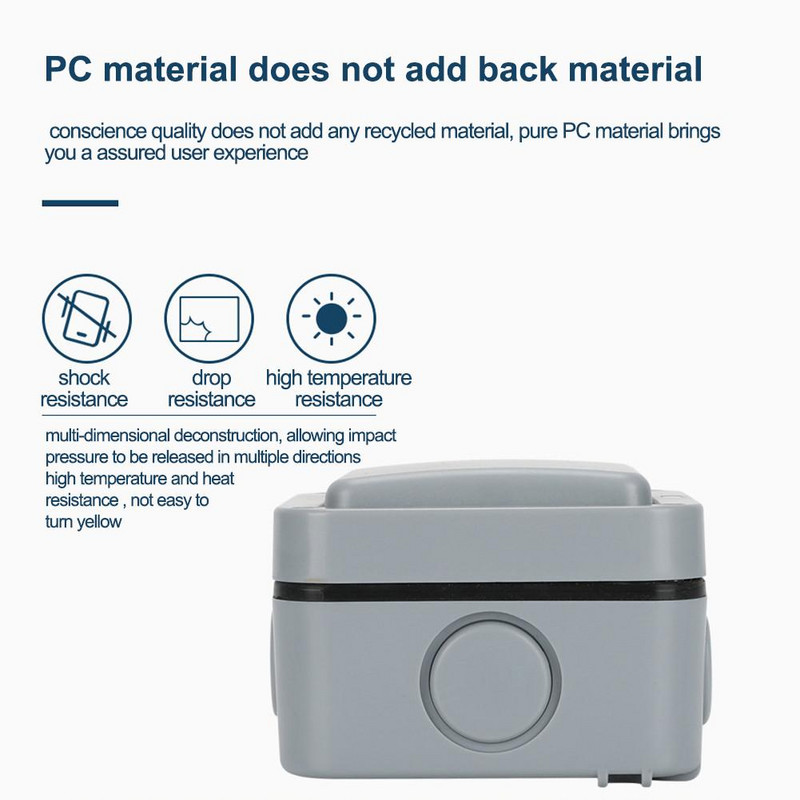 IP65 lüliti tuulekindel veekindel ühe ja kahe kanaliga veekindel lüliti köögi vannitoa basseini lüliti jaoks #Tool
