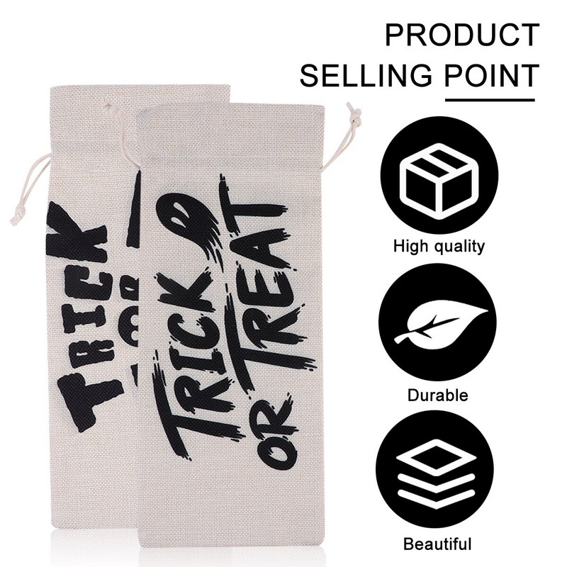 2 ks vrecko na fľaše kryty na fľaše dekorácia fľaše