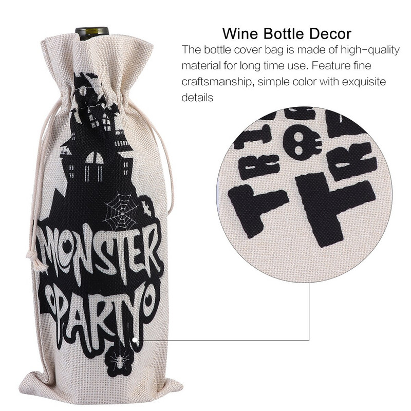 2 ks vrecko na fľaše kryty na fľaše dekorácia fľaše