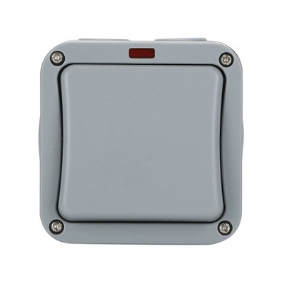 IP65 lüliti tuulekindel veekindel ühe ja kahe kanaliga veekindel lüliti köögi, vannitoa, basseini lüliti jaoks