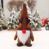 Jucărie Păpușă de Crăciun Jucărie umplută scandinavă Nuntă Pitic de Crăciun Elf Blană artificială Gnom Ornament Păpușă de pluș de petrecere