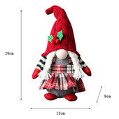 Ornamente pentru păpuși de Crăciun 2022 Decor de Crăciun Fericit pentru acasă Decor de Crăciun Cadouri de Crăciun La mulți ani 2023 Cadouri de Crăciun Noel