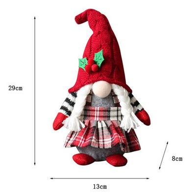 Ornamente pentru păpuși de Crăciun 2022 Decor de Crăciun Fericit pentru acasă Decor de Crăciun Cadouri de Crăciun La mulți ani 2023 Cadouri de Crăciun Noel