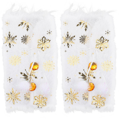 Vianočné ozdoby, obaly na fľaše, vianočná dekoračná dekorácia, snehová vločka, doplnky, jemný doplnok