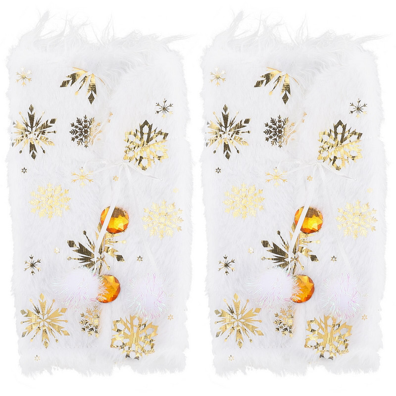 Vianočné ozdoby, obaly na fľaše, vianočná dekoračná dekorácia, snehová vločka, doplnky, jemný doplnok