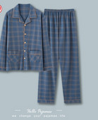 Muška karirana pidžama sa džepovima - dva komada