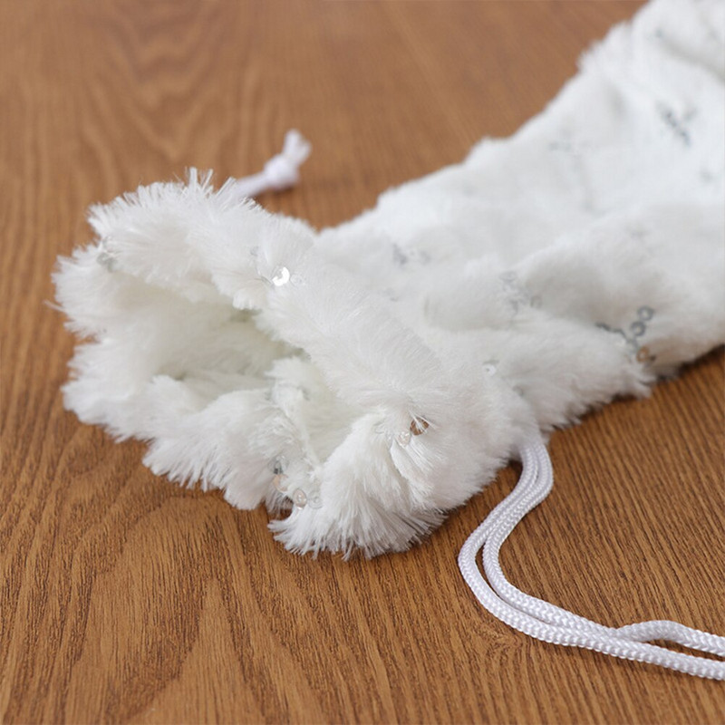 2 ks vianočných krytov na fľaše, plyšových vrecúšok na fľaše, dekorácií na fľaše)