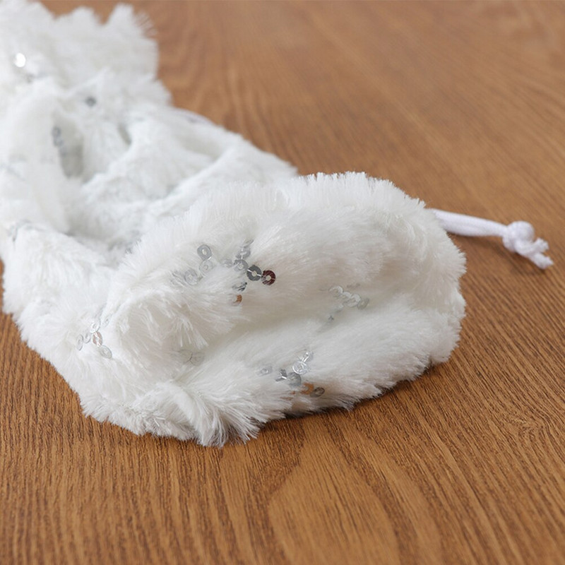 2 ks vianočných krytov na fľaše, plyšových vrecúšok na fľaše, dekorácií na fľaše)