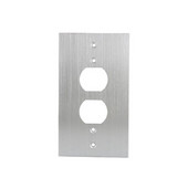 Zásuvkový panel 150X86 z hliníkovej zliatiny, audio Hifi zásuvková doska, akustické terminály, reproduktorový napájací konektor, čelný panel