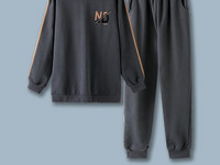 Muška dvodijelna pidžama s vezom