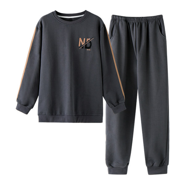 Muška dvodijelna pidžama s vezom