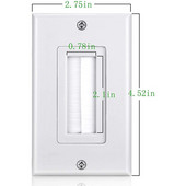 Balenie 5 kusov nástenných dosiek s kefkou, 1-násobná nástenná doska, otváranie v štýle kefky, priechodná doska pre nízkonapäťové káble, inštalácia do steny