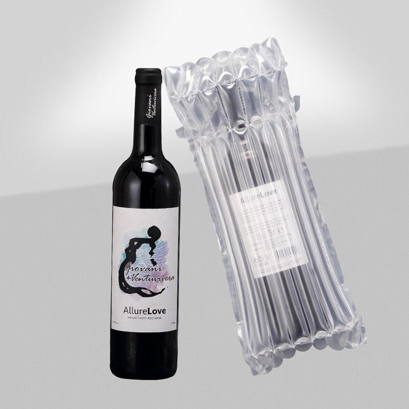 100 vnt pripučiamo oro buferio buferio pripildymo oro kolonėlės vyno butelio burbuliukų maišelio oro kolonėlės apsauga stiklo apsauginei 32x7cm