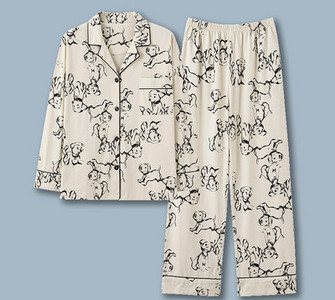 Pijamale de toamnă pentru bărbați cu buzunar și guler