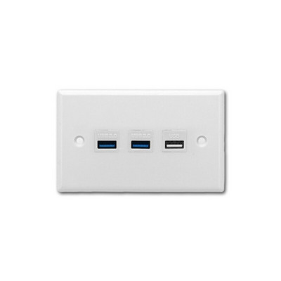 2USB3.0+USB2.0 daudzfunkcionāls informācijas panelis, ātra uzlāde