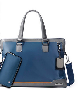 Drobinis vyriškas verslo krepšys su rankena ant peties