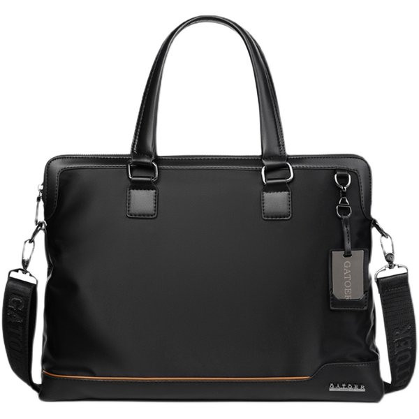 Drobinis vyriškas verslo krepšys su rankena ant peties