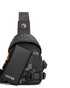 Textilná pánska taška s 3D prvkom