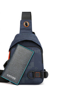 Textilná pánska taška s 3D prvkom