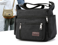 Textilná pánska taška s viacerými priehradkami