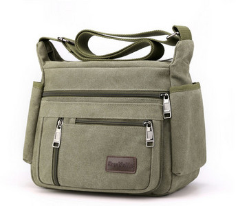 Textilná pánska taška s viacerými priehradkami