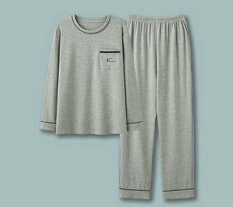 Muški dvodijelni karirani komplet pidžama