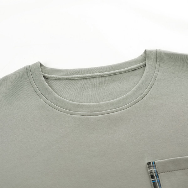 Muški dvodijelni karirani komplet pidžama