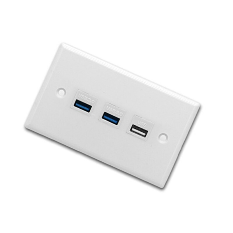 Multifunkčný informačný panel s 2 portami USB 3.0 + USB 2.0, rýchle nabíjanie