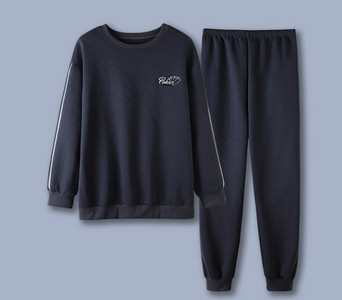 Pijamale casual barbatesti cu broderie