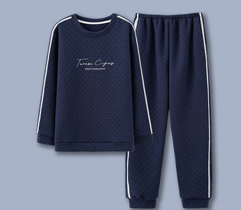 Pijamale casual barbatesti cu broderie