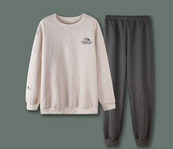 Pijamale casual barbatesti cu broderie