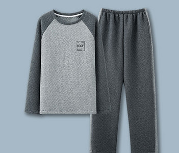 Pijamale casual barbatesti cu broderie