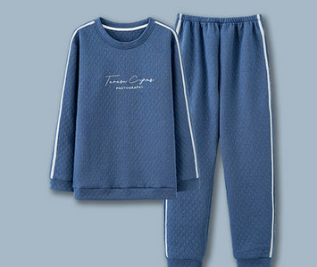 Pijamale casual barbatesti cu broderie