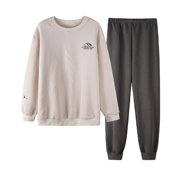 Pijamale casual barbatesti cu broderie