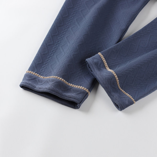 Pijamale bărbați din două piese toamnă-iarnă