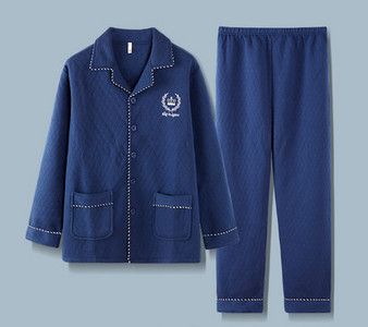 Pánsky dvojdielny pyžamový set s výšivkou