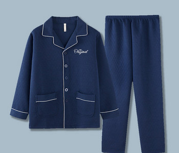 Pánsky dvojdielny pyžamový set s výšivkou