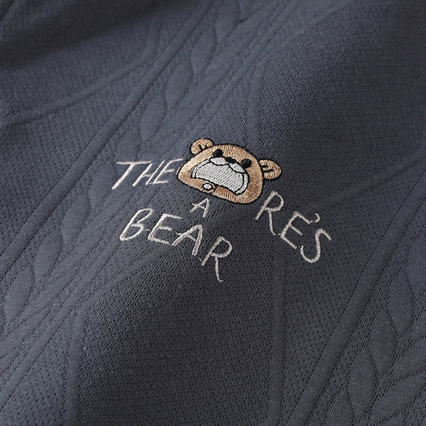 Pánsky dvojdielny pyžamový set s výšivkou