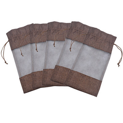 5 ks sťahovacia šnúrka na červené víno, svadobné darčekové balenie, úložný priestor, držiak na fľaše šampanského