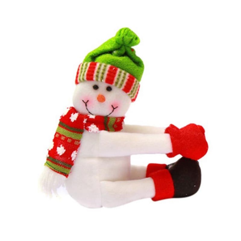 Pohár na víno, do ktorého sa zmestí celá fľaša vína, držiak na fľaše Santa Claus, sada snehuliakov, veľká bytová dekorácia, nabíjateľná vývrtka