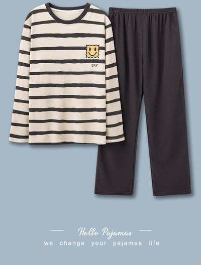 Toamnă pentru bărbați cu mânecă lungă bluză de jos pijamale