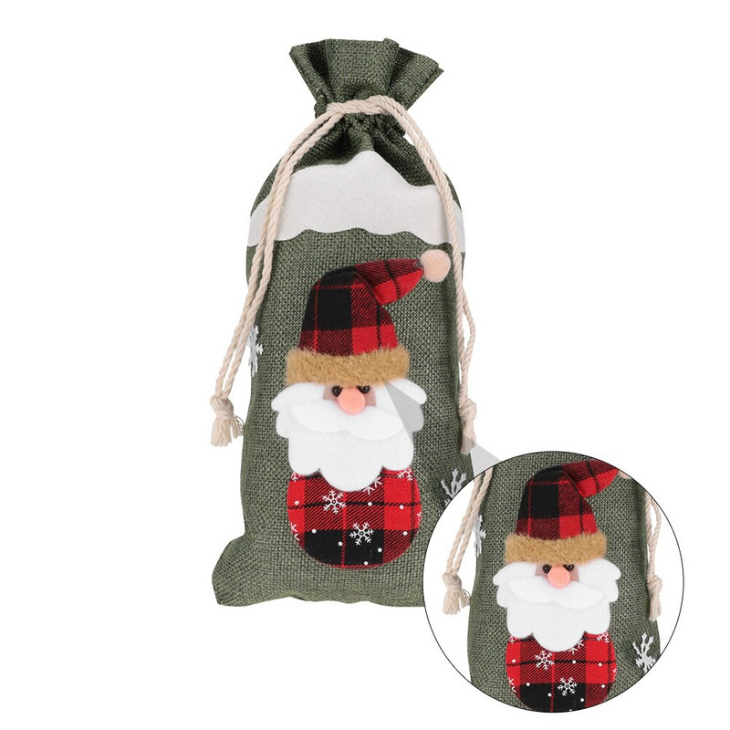 3 ks vianočných obálok, vianočná ozdoba, sezónna taška, vrece Santa Clausa, vianočné párty potreby