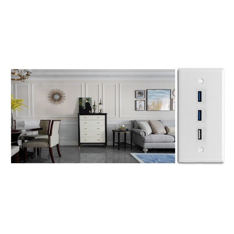 2USB3.0+USB2.0 multifunktsionaalne teabepaneel, kiirlaadimine