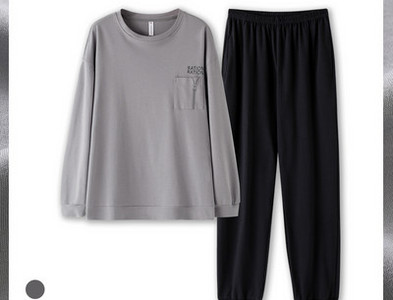 Pijamale bărbați în carouri cu buzunar