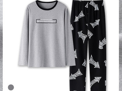 Pijamale bărbați în carouri cu buzunar