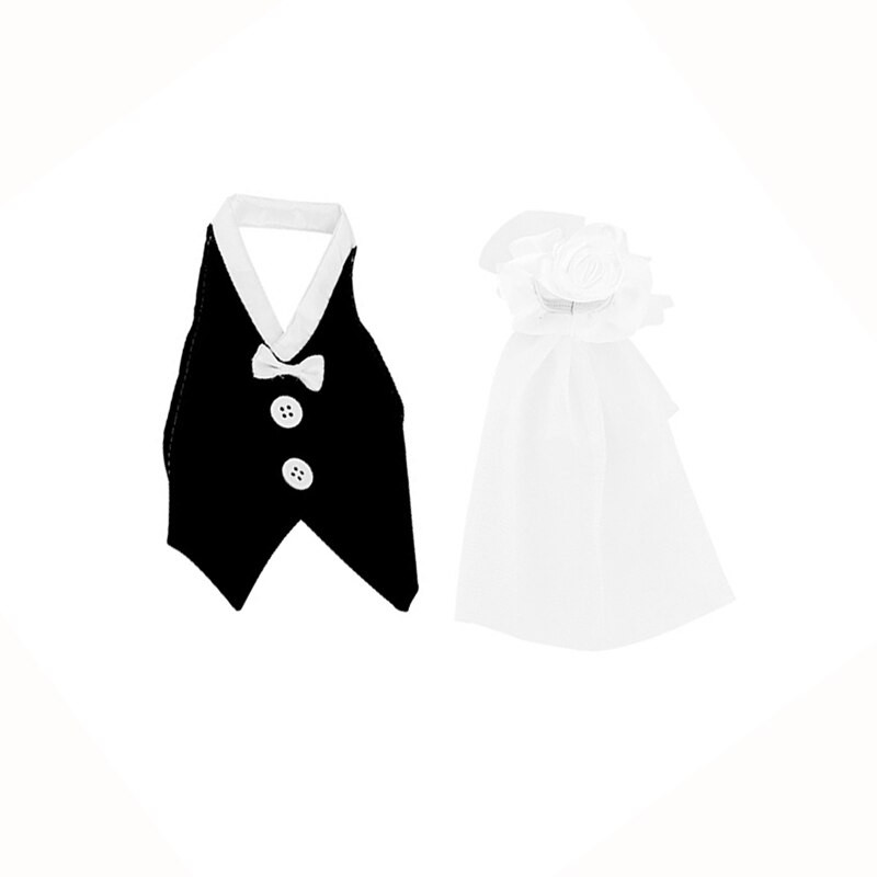 1 sada/2 sady svadobné nevesta ženích šaty poháre na víno zábaly šampanské poháre fľaše kryt svadobné párty udalosti DIY dekorácie ozdoby
