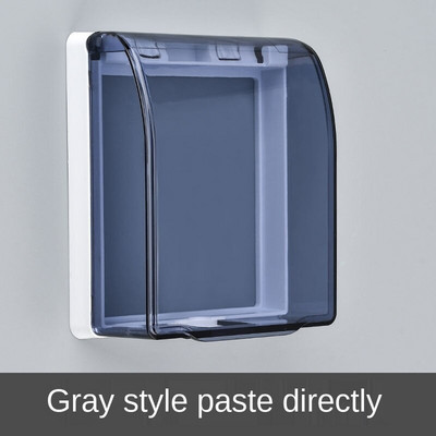 Kahe pistikupesaga veekindel kast Vannitoa tualett Kahe asendiga lülitiga kaitsekate Ohutus uduvastane lüliti plaadikatted pasta