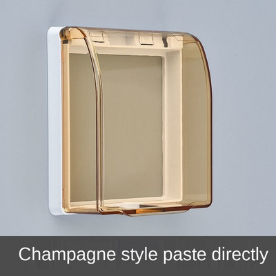 Kahe pistikupesaga veekindel kast Vannitoa tualett Kahe asendiga lülitiga kaitsekate Ohutus uduvastane lüliti plaadikatted pasta