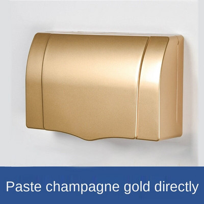 Kahe pistikupesaga veekindel kast Vannitoa tualett Kahe asendiga lülitiga kaitsekate Ohutus uduvastane lüliti plaadikatted pasta